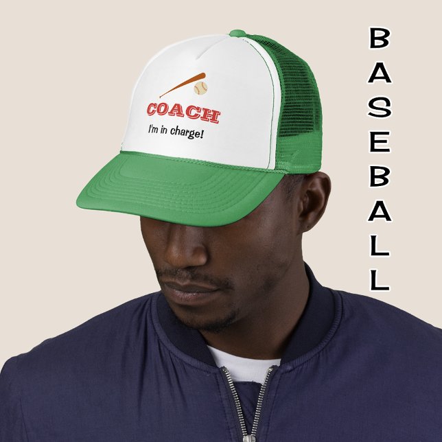 Baseballtrainer individuelle Name Truckerkappe (Von Creator hochgeladen)