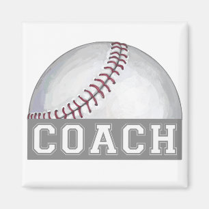 Baseballtrainer Magnet
