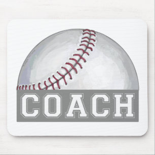 Baseballtrainer Mousepad