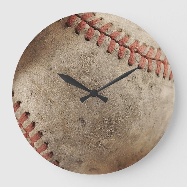 Baseballuhren Große Wanduhr (Vorderseite)