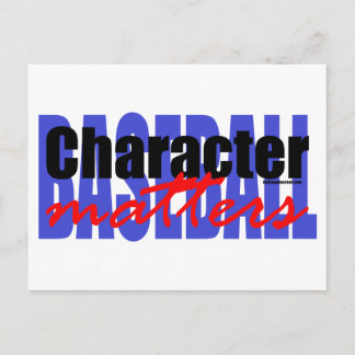 Baseballzeichen Postkarte