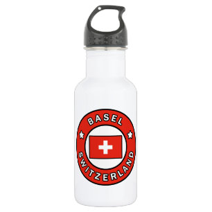 Basel die Schweiz Edelstahlflasche