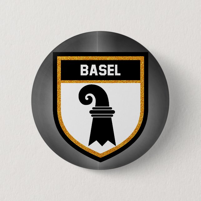 Basel-Flagge Button (Vorderseite)