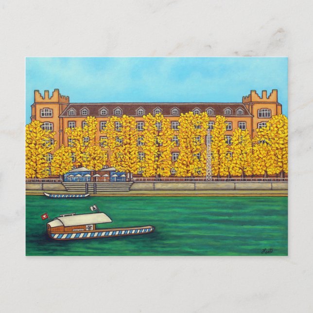 Basel Kaserne Post Card Postkarte (Vorderseite)