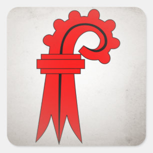 Basel Landschaft Quadratischer Aufkleber