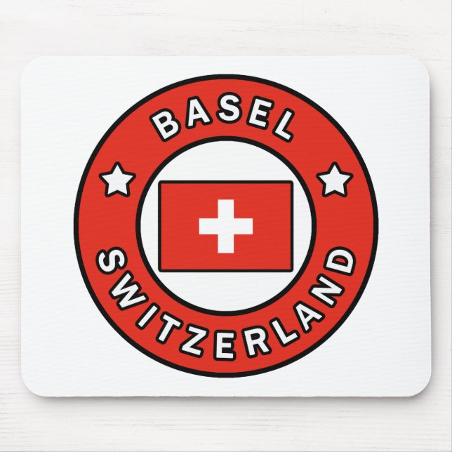 Basel Schweiz Mousepad (Vorne)