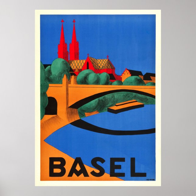 Basel - Schweiz Poster (Vorne)