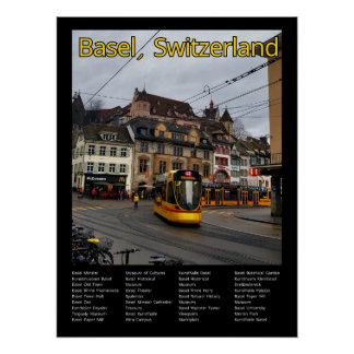 Basel, Schweiz Poster