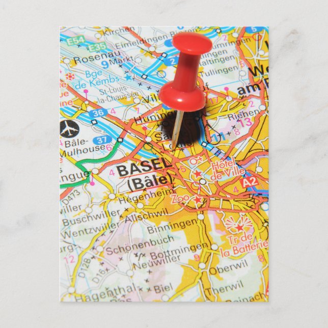 Basel, Schweiz Postkarte (Vorderseite)