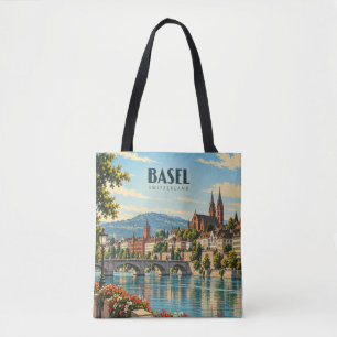 Basel Schweiz Vintage Reise Kunst