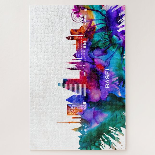 Basel Skyline Puzzle (Vertikal)
