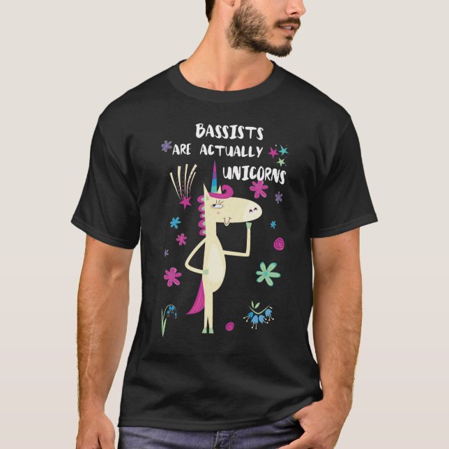 Basen sind eigentlich Unicorne T-Shirt (Vorderseite)