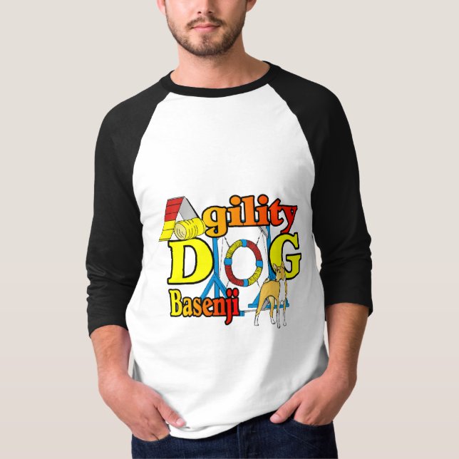 Basenji_Agility.png T-Shirt (Vorderseite)