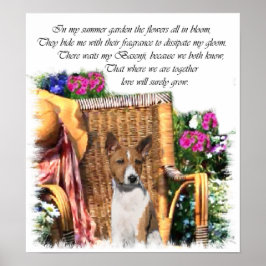 Basenji Art Geschenke Print Poster