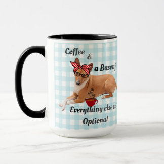 Basenji & Coffee Hundemutter Tasse