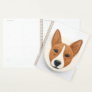 Basenji Dog 3D Inspiriert Planer