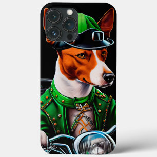 Basenji Dog Fahrrad St. Patrick's Day Case-Mate iPhone Hülle