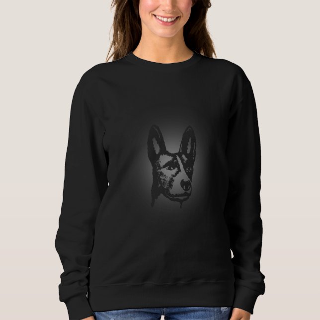 Basenji dog     for men women sweatshirt (Vorderseite)