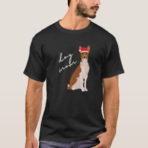 Basenji Dog Mama Weihnachten T-Shirt