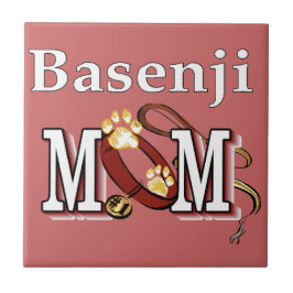 Basenji Dog MOM Fliese