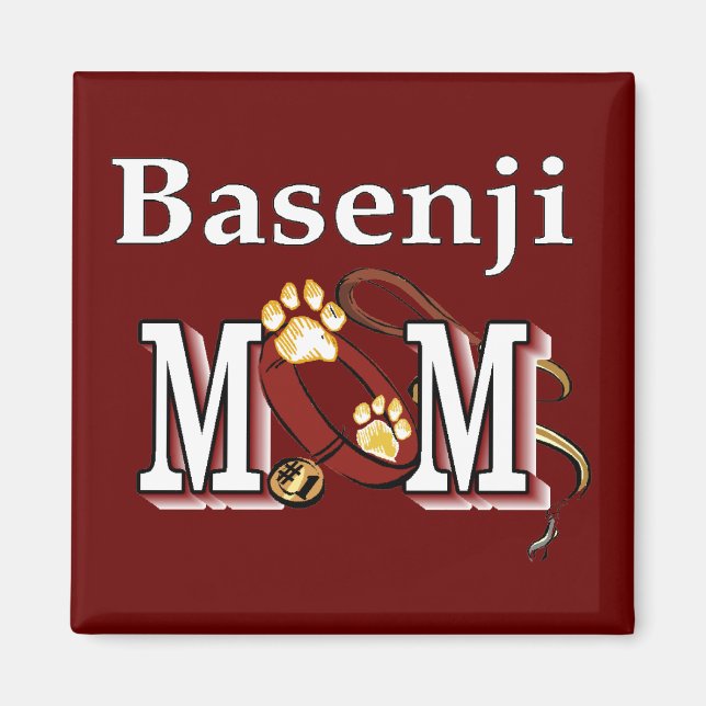 Basenji Dog MOM Magnet (Vorne)