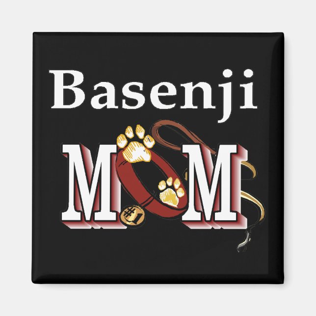 Basenji Dog MOM Magnet (Vorne)
