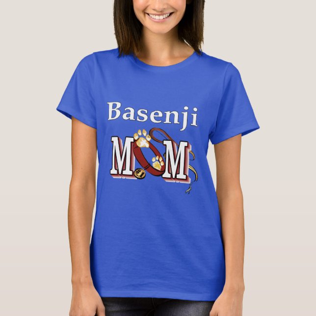 Basenji Dog MOM T-Shirt (Vorderseite)