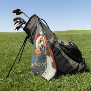 Basenji Dog Roller Untersetzer Weihnachten Golfhandtuch