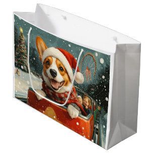 Basenji Dog Roller Untersetzer Weihnachten Große Geschenktüte
