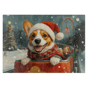 Basenji Dog Roller Untersetzer Weihnachten Schneidebrett