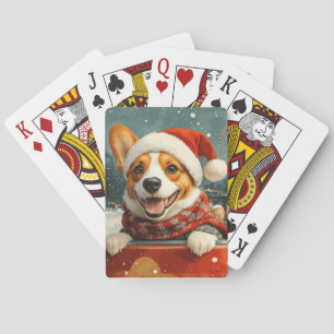 Basenji Dog Roller Untersetzer Weihnachten Spielkarten