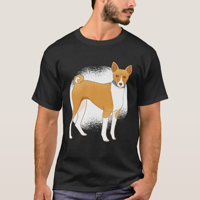 Basenji dog T-Shirt (Vorderseite)