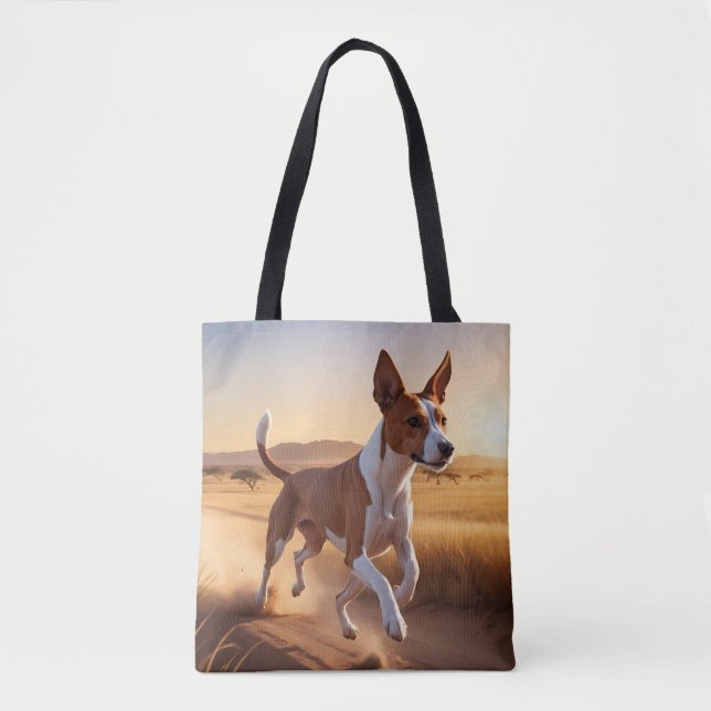 Basenji Elegant Tote Bag (Vorderseite)