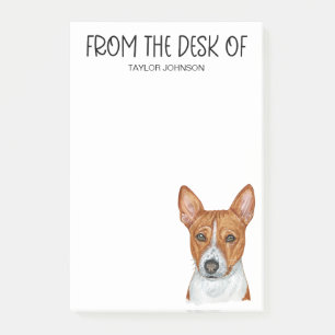 Basenji-Fan Post-it Klebezettel