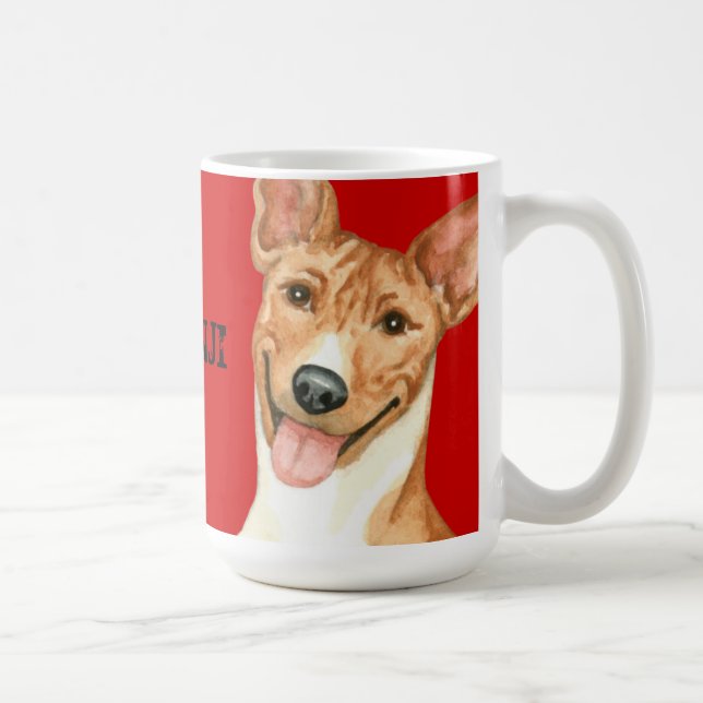 Basenji-Farbblock Kaffeetasse (Rechts)