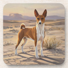 Basenji Getränkeuntersetzer