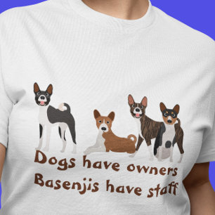 Basenji Hound Hunde haben Besitzer T-Shirt