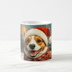 Basenji-Hund Achterbahn Weihnachten Kaffeetasse
