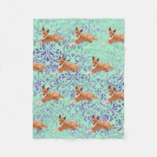 Basenji-Hund  Fleecedecke