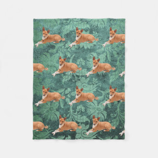 Basenji-Hund Fleecedecke