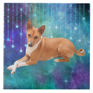 Basenji-Hund  Fliese
