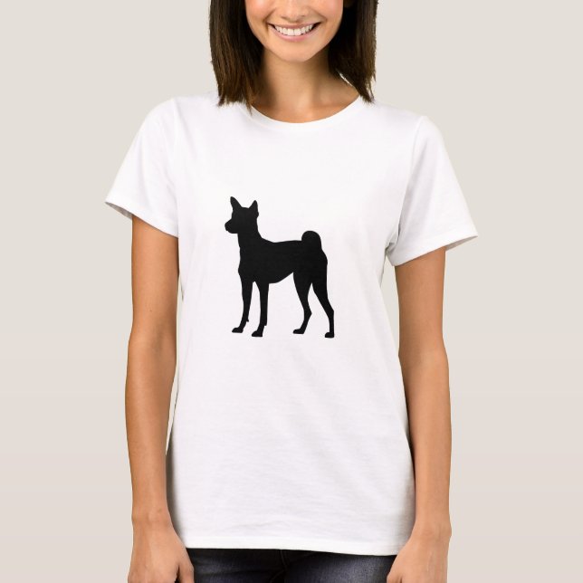 Basenji Hund T-Shirt (Vorderseite)
