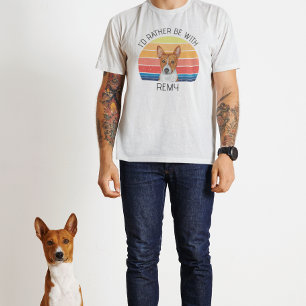 Basenji ich wäre eher mit Personalisiertem Namen T-Shirt