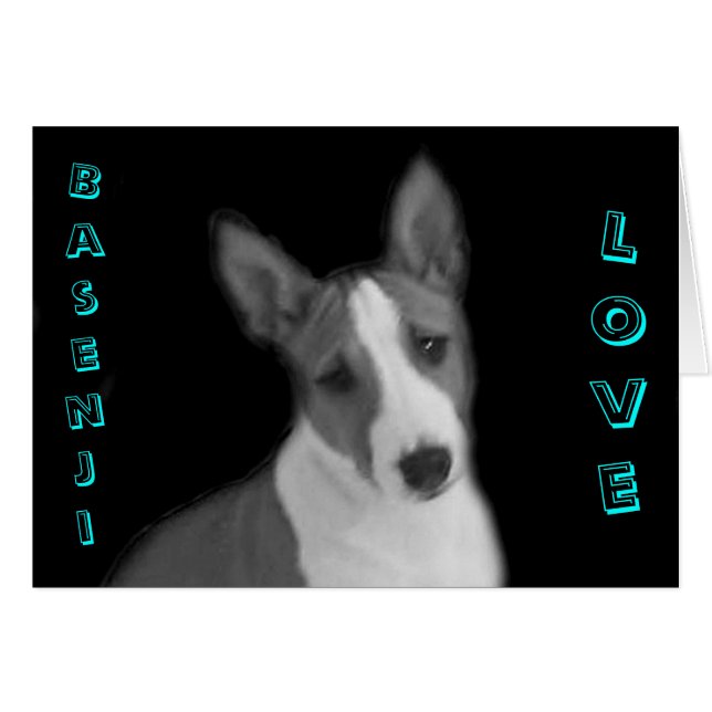 Basenji-Liebe (Vorderseite (Horizontal))