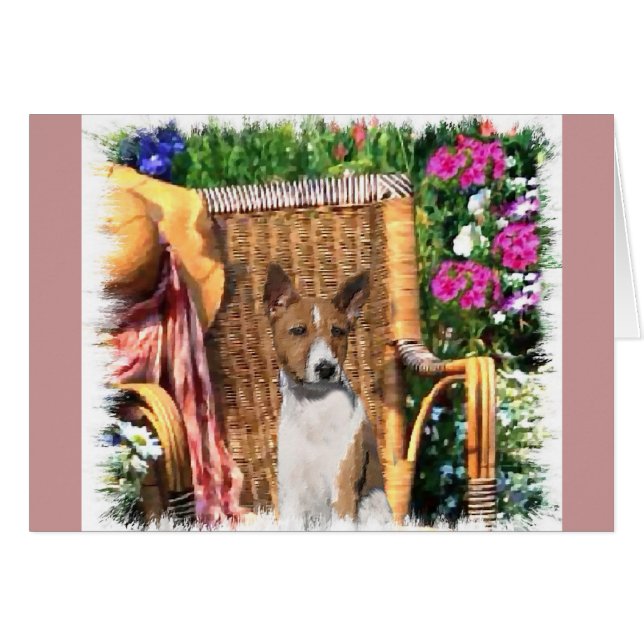 Basenji Lovers Kunstgeschenke (Vorderseite (Horizontal))