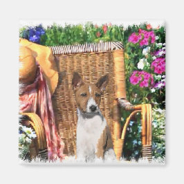 Basenji Lovers Kunstgeschenke Magnet