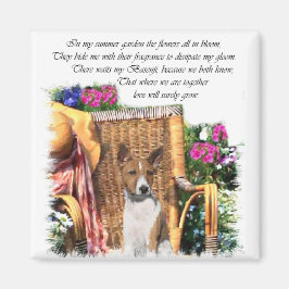 Basenji Lovers Kunstgeschenke Magnet