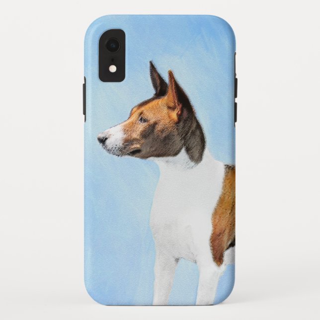Basenji Malerei - Niedliche Originalkunst Case-Mate iPhone Hülle (Rückseite)