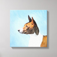 Basenji Malerei - Niedliche Originalkunst