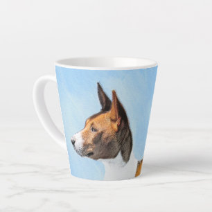 Basenji Malerei - Niedliche Originalkunst Milchtasse